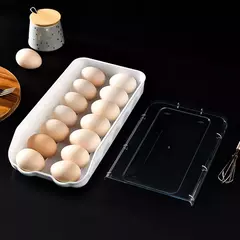 Huevera con tapa deslizante apilable (un contenedor) - comprar online