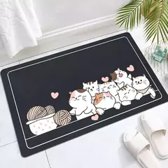 Alfombra antideslizante gatito