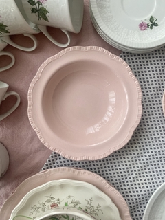 Compotera 16cm Meakin England Rosa