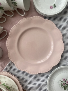 Plato masitero 25cm Meakin England Rosa en internet
