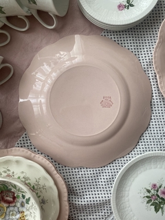 Plato masitero 25cm Meakin England Rosa - comprar online