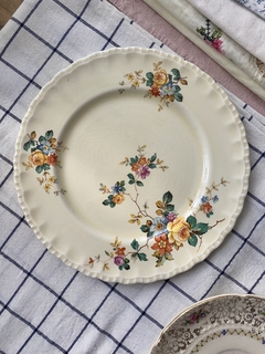Plato de postre o entrada 20cm Grindley Creampetal (con craquel)