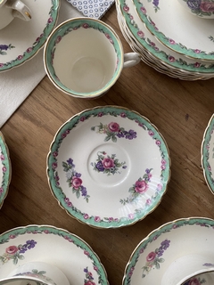 Pocillo de cafe con plato Royal Staffordshire Clarice Cliff Nancy - tienda online