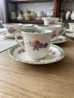 Pocillo de cafe con plato Royal Staffordshire Clarice Cliff Nancy - comprar online