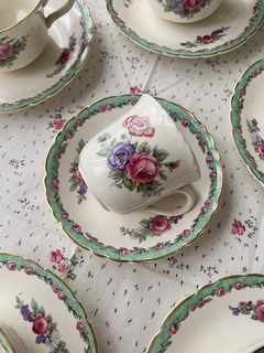 Pocillo de cafe con plato Royal Staffordshire Clarice Cliff Nancy - comprar online