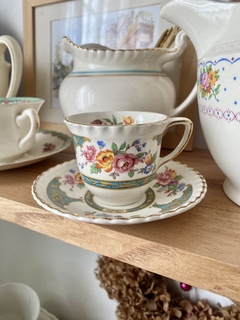 Pocillo de café con plato Johnson Bros Old English - comprar online