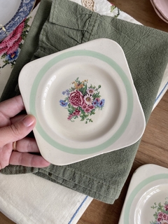 Set x 2 platitos para pan Woods Ivory Ware (con detalles) en internet