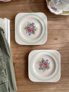 Set x 2 platitos para pan Woods Ivory Ware (con detalles) - comprar online