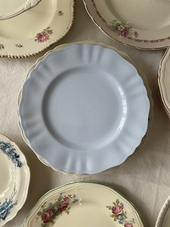 Plato de postre o entrada 20cm Meakin England Celeste