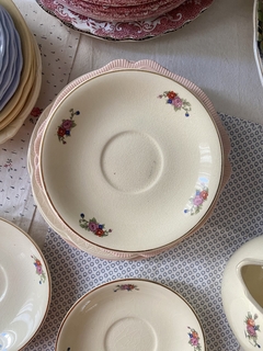 Plato de te 14cm Johnson Bros Victorian decorado (craquel) en internet