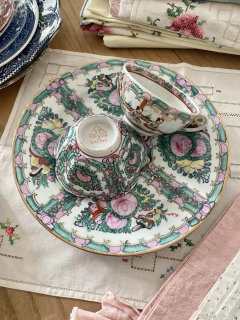 Set de porcelana china (masitero, taza y bowl) - comprar online
