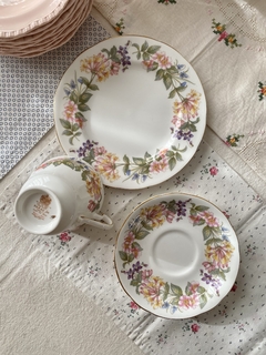 Trio de te porcelana inglesa Paragon Country Lane - HappyTea! - Vajilla vintage