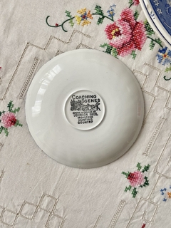 Plato de té 14cm Johnson Bros Coaching (con cachadura) - comprar online