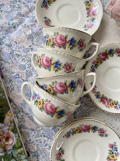 Taza de té con plato Woods Ivory Ware