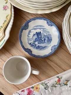 Pocillo de café con plato Johnson Bros Old Britain - comprar online