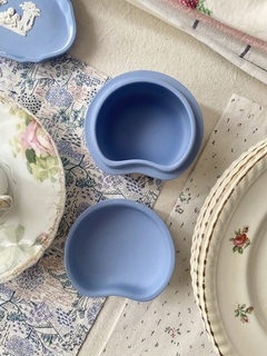 Alhajero/Pastillero Wedgwood Jasper Ware c1975 (ver medidas) - HappyTea! - Vajilla vintage