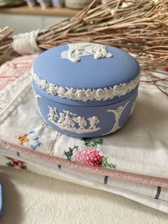Alhajero/Pastillero Wedgwood Jasper Ware c1975 (ver medidas) - comprar online