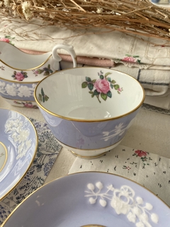 Terronera de porcelana inglesa 9x6,5cm Spode Maritime Rose