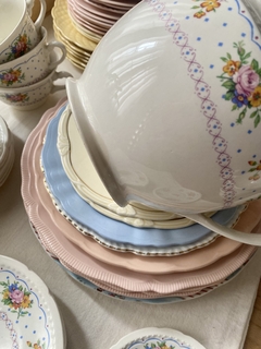 Jarra grande inglesa Swinnertons Majestic Vellum (manchita en la base) - HappyTea! - Vajilla vintage