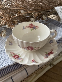 Taza de te con plato Copeland Spode - comprar online