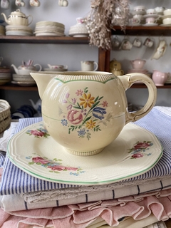Jarra de loza inglesa Newport Pottery Clarice Cliff