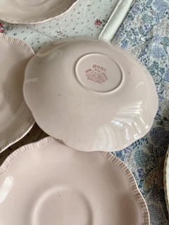 Taza de te con plato Meakin England Rosa (ver detalles) - HappyTea! - Vajilla vintage