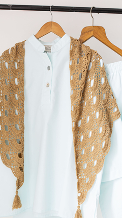 Blusa Mao Celeste - comprar online