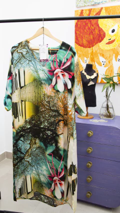 Vestido de seda Madre Selva - By Lilitas