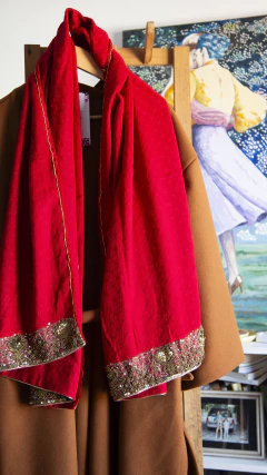 Pashmina Roja en internet