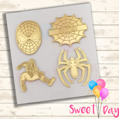 Aplique Homem Aranha 5 cm (05 peças)