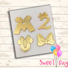 Apliques Kit Minnie (20 peças)