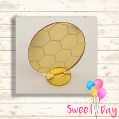 ApliqueBola futebol com base 5 cm (05 peças)