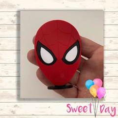 Aplique Cabeça Homem Aranha 8 cm (3 unidades)