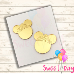 Aplique Minnie Princesa (05 peças)