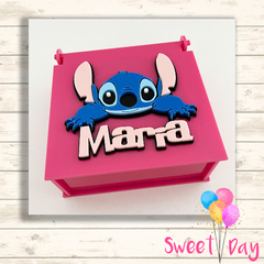 Caixa Lembrancinha Stitch 10 cm ( 03 peças )