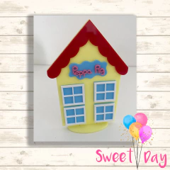 Cenário Casinha Pig 12 cm (03 peças)