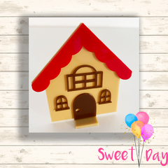 Casinha da Vovó Chapeuzinho 8 cm x 8 cm (05 peças)