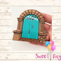 Porta Casita Encanto plano de fundo com base ou sem base 8 cm (03 peças)