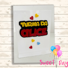 Cenário com base Turma da Mônica 12 cm ( 03 peças)