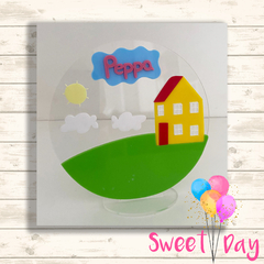 Cenário Casinha Pig 12 cm (03 peças)