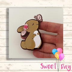 Apliques Coelho baby 7 cm ( 03 peças ) - comprar online