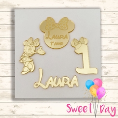 Apliques Kit Minnie (20 peças no total) 5 cm