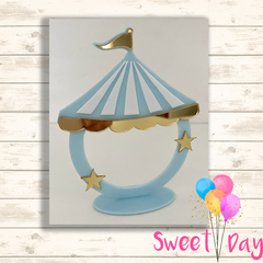 Cenário Tenda Circo 12 cm ( 03 peças)
