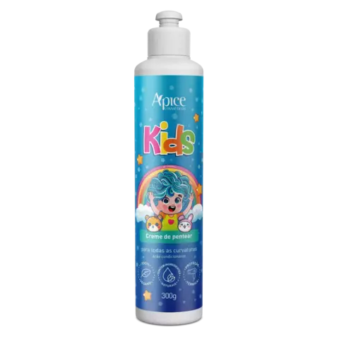 Creme de Pentear KIDS 300g - No Poo / Low Poo - Ação Condicionante - Apse
