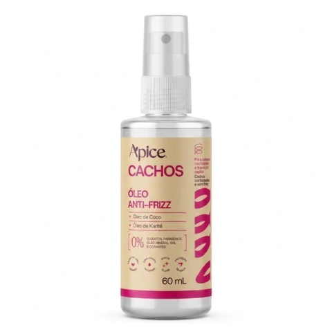 Óleo Antifrizz Cachos 60ml