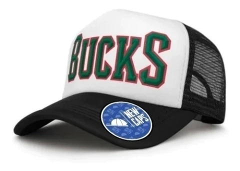 Gorra Trucker Milwaukee Bucks Basquet