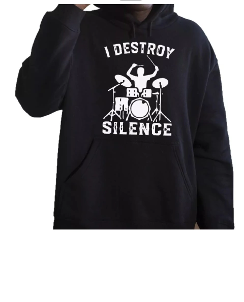 Buzo Algodon I Destroy Silence BN#1030