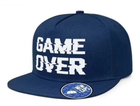 Gorra Plana Snapback Game Over Glitch Retro