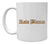 Taza Plastica/Ceramica Rata Blanca #695