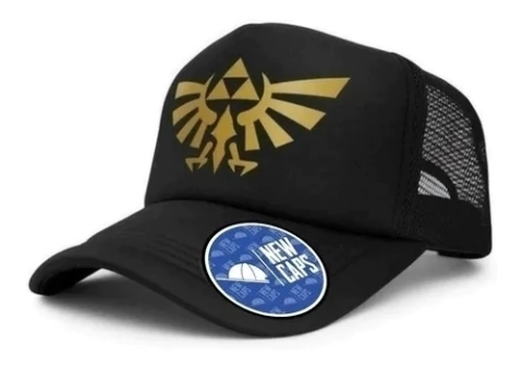 Gorra Trucker Legend Of Zelda Estampa Dorada